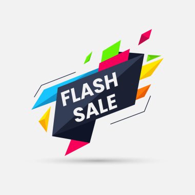 sale tag, banner, label design template