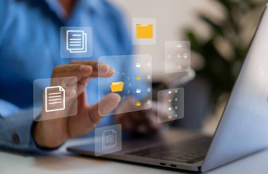 Çevrimiçi bulut dosya yönetimi, bilgi, sistem, DMS, çevrimiçi belge veritabanı, dosyaları yönet, ERP.search ve belge iş teknolojisi ile kuruluş