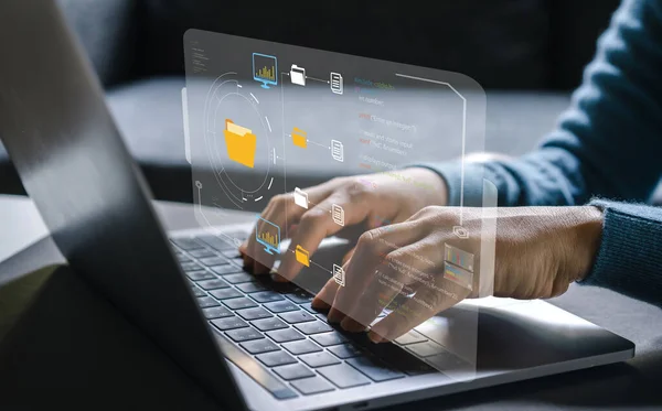 Belge Yönetim Sistemi (DMS), çevrimiçi belge veritabanı ve ERP ile birlikte şirketteki dosyaları, bilgileri ve belgeleri verimli bir şekilde yönetmek için işlem otomasyonu. Şirket iş teknolojisi