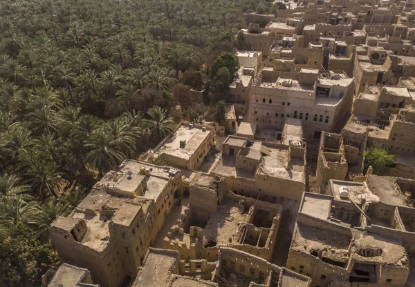 Старый Город Аль Хамра Дата Плантации Омане — стоковое фото
