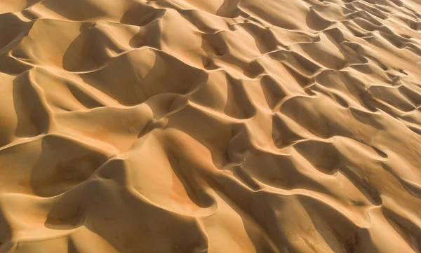 Vollbild Aufnahme Der Dünen Der Liwa Wüste Abu Dhabi — Stockfoto