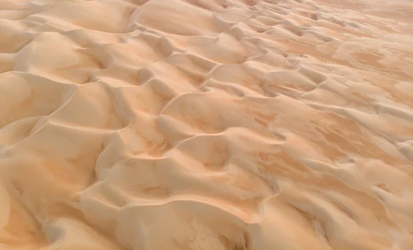 アブダビ リワ砂漠の美しい砂丘のフルフレーム ショット — ストック写真