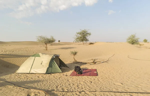 Tienda Bolsa Desierto Emiratos Árabes Unidos — Foto de Stock