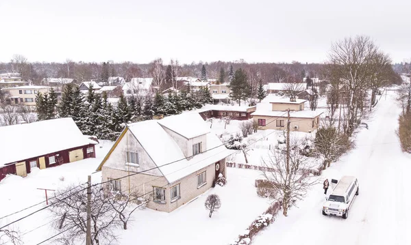 Case Campo Nevoso Pajusti Village Estonia — Foto Stock