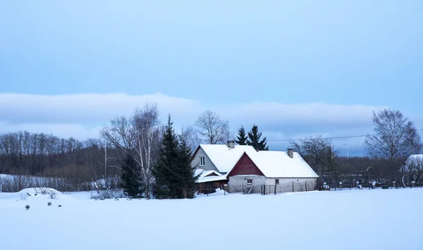 Case Campo Nevoso Pajusti Village Estonia — Foto Stock