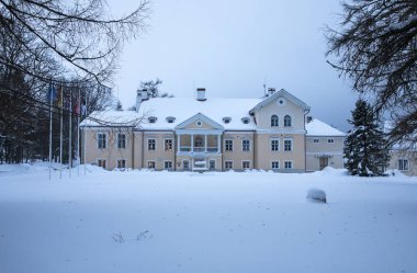 Eski Vihula Manor House Lahemaa ulusal parkında Estonya
