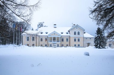 Eski Vihula Manor House Lahemaa ulusal parkında Estonya