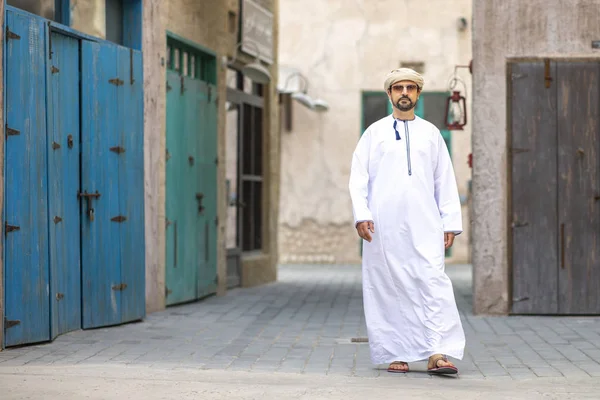 Красивый Араб Старой Части Аль Сифа Дубая Объединенные Арабские Эмираты — стоковое фото
