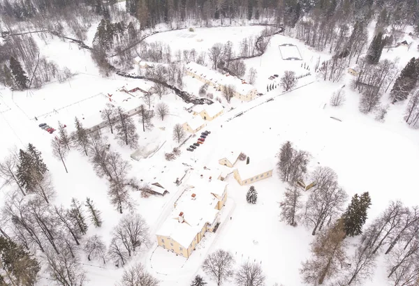 Rakvere Estonia Febrero 2019 Vista Aérea Ciudad Rakvere Laane Viru — Foto de Stock