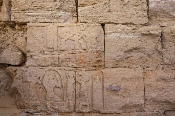 Oude Muur Van Meroe Piramide Woestijn Van Soedan — Stockfoto