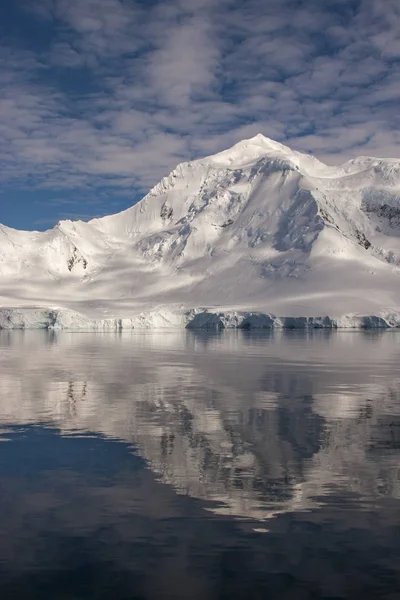 Costa Della Penisola Antartica Durante Stagione Estiva Antartica — Foto Stock