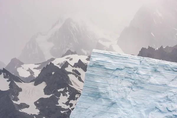 Ledovce Antarktických Vodách Ostrova Jižní Georgie — Stock fotografie