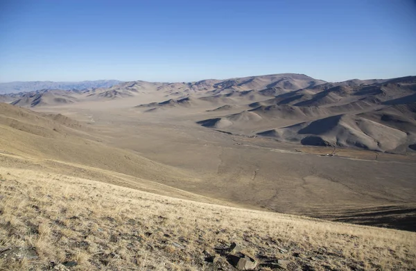 Forntida Häll Ristningar Altaibergen Västra Mongoliet — Stockfoto