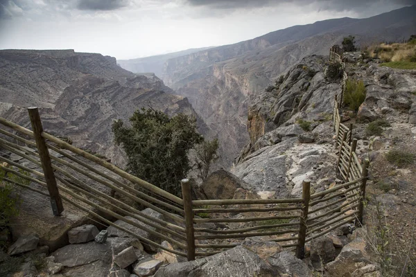 Jabal Akhdar Oman April 2016 Sturmwarnung Über Jebel Akhdar — Stockfoto