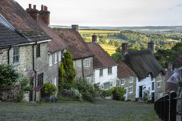 scenic shot of Golden Hill in Shaftsbury, United Kingdom