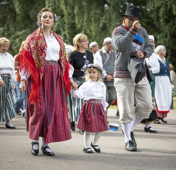 Tallinn Estonya Temmuz 2019 Tallinn Her Yılda Bir Düzenlenen Laulupide — Stok fotoğraf