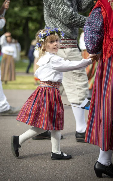 Tallinn Estonya Temmuz 2019 Tallinn Her Yılda Bir Düzenlenen Laulupide — Stok fotoğraf