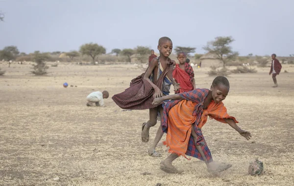 Аруша Танзанія Вересня 2019 Мадо Воїнів Грав Футбол — стокове фото
