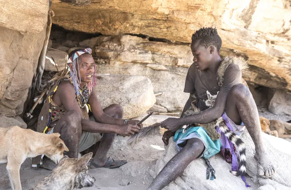 Jezero Eyasi Tanzanie Září 2019 Hadzabí Muž Povaze Severní Tanzanie — Stock fotografie