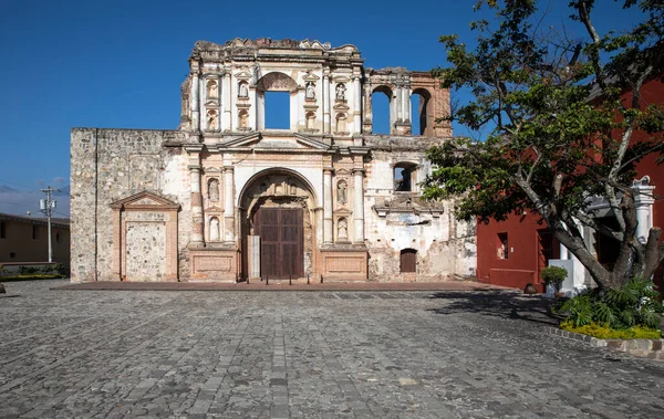 Ruinas Edificios Antiguos Antigua Colonial Guatemala —  Fotos de Stock