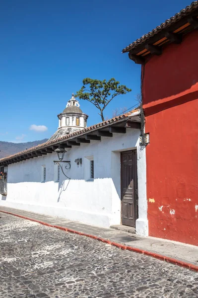 Casa Blanca Antigua Colonial Guatemala — Foto de Stock