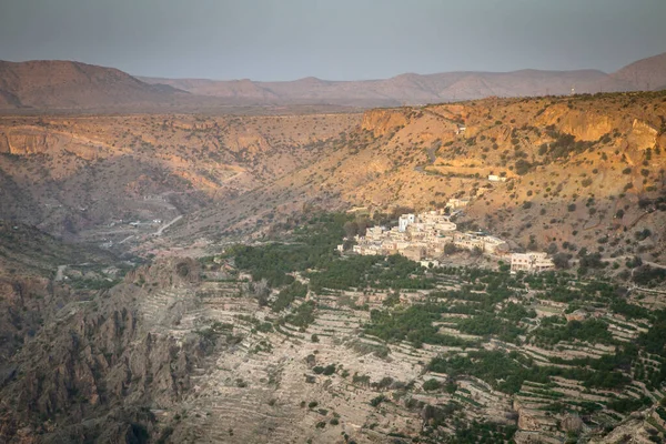 Landschaft Von Jabal Akhdar Oder Der Grüne Berg Oman — Stockfoto