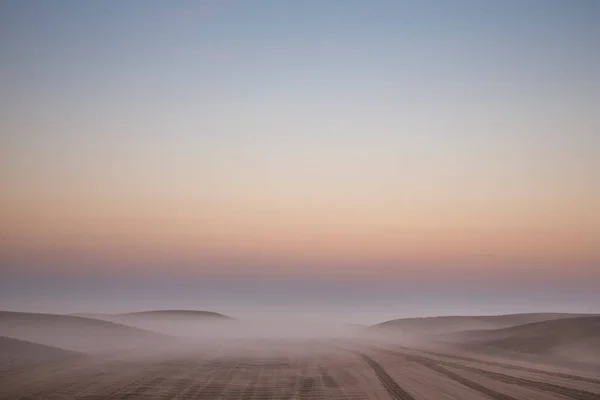 Scenic Landscape Road Desert Early Morning — Stock Photo, Image