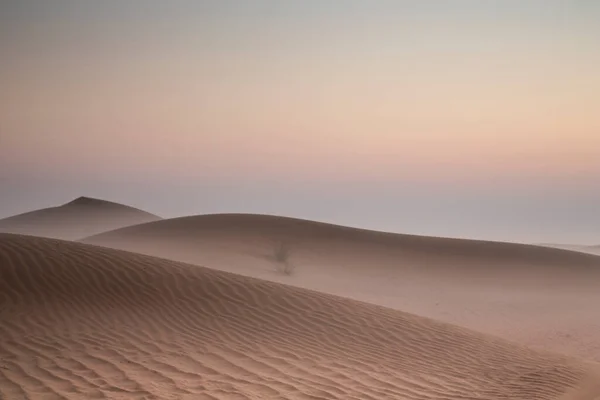 Paisagem Cênica Estrada Deserto Início Manhã — Fotografia de Stock