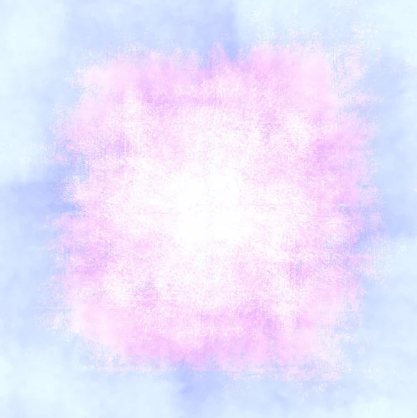 Fondo de acuarela azul claro con fondo de acuarela centro rosa textura —  Fotos de Stock