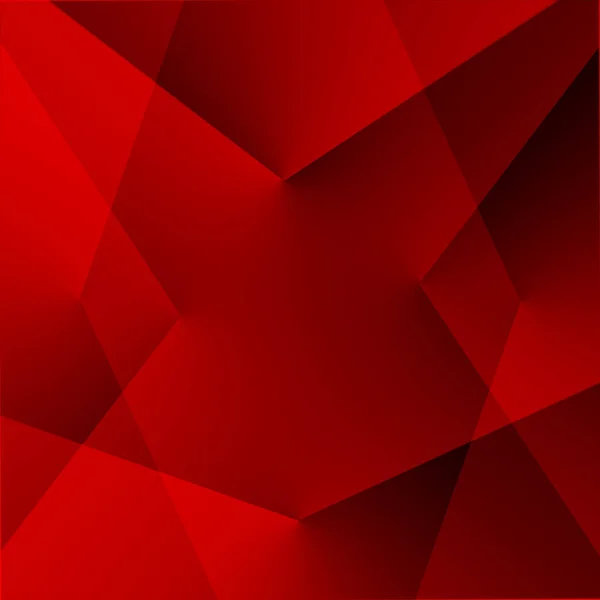 Abstract Helder Rood Polygonaal Verloop Achtergrond Textuur — Stockfoto