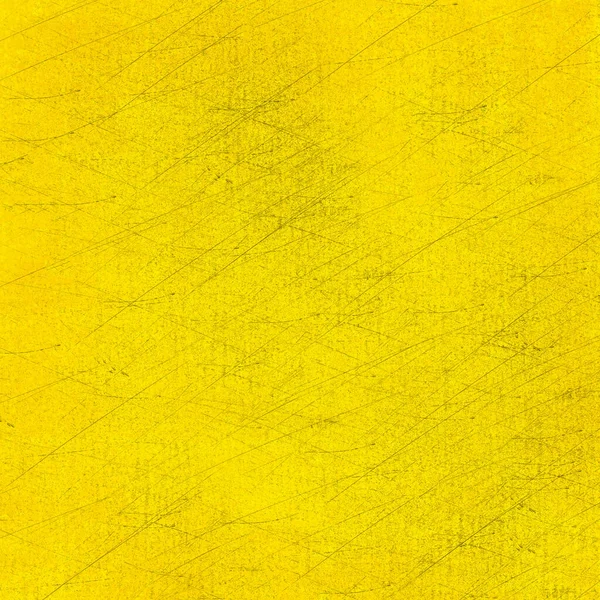 Grunge Amarelo Arranhões Fundo Textura — Fotografia de Stock