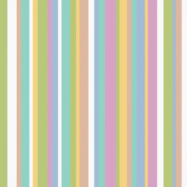 Renkli paralel çizgiler ile sorunsuz doku. Pastel renklerde düz dikey çizgiler.