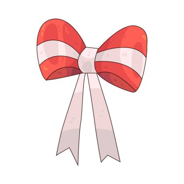 Endonezya Kırmızı ve Beyaz Kurdele Yayı: Kırmızı ve beyaz kurdeleden yapılmış bir yay.