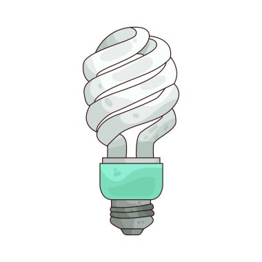 LED Ampul: Enerji tasarrufu yapan bir LED ampul simgesi.