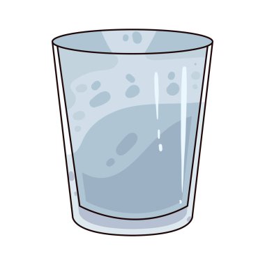 Boş su bardağı suyu tutmak ve diğer içecekleri servis etmek için tasarlanmış berrak bir içme kabıdır.