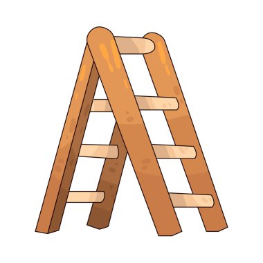 Katlanmış merdiven, kolay depolama ve taşınma için çökebilen taşınabilir bir tırmanma aracıdır..