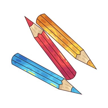 Renkli kalemler, renklendirme ve gölgeleme için kullanılan ahşap kaplamalı pigmentli çekirdeklerden yapılmış çizim araçlarıdır..