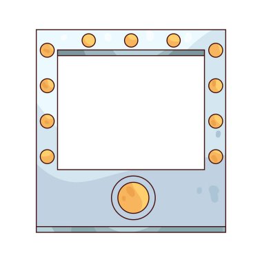 Fotoğraf kabini çerçevesi, eğlence temalı parti fotoğrafları çekmek için kullanılan bir aksesuar..