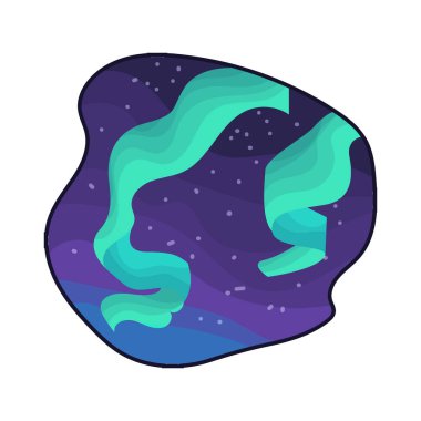 Aurora, atmosferdeki güneş parçacıklarının neden olduğu doğal bir ışık göstergesidir..