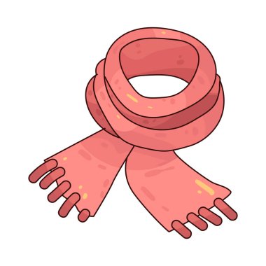 Atkı, ısınmak için boynuna dolanmış uzun bir kumaş parçasıdır..