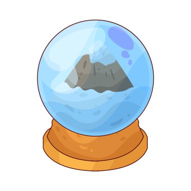 Kar küresi, içinde minyatür bir sahne ve yüzen karla dekoratif cam bir küredir..