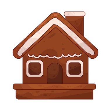 Zencefilli kurabiye evi, krema ve şekerle süslenmiş neşeli bir kurabiye yapısıdır..