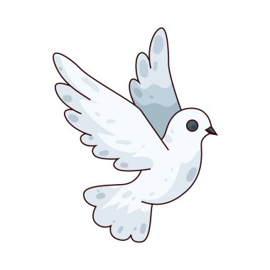Güvercin genellikle barışı, dostluğu ve uyumu simgeleyen bir kuştur..