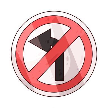 Sola Dön Yok işareti kavşakta ya da kavşakta sola dönmeyi yasaklıyor.