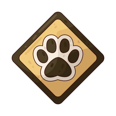  Bir Hayvan Geçidi tabelası sürücüleri yoldan geçen vahşi hayvanlar konusunda uyardı..