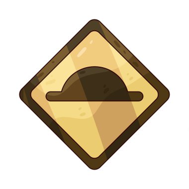  Bir Hız tümseği işareti sürücüleri yaklaşan bir hız tümseği nedeniyle yavaşlamaları konusunda uyardı.