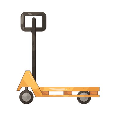 A Pallet Jack is a manual tool used to lift and move pallets within warehouses.