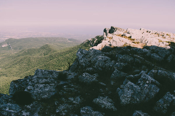 Landscapes of the set of mountains of Spain, in Catalonia.