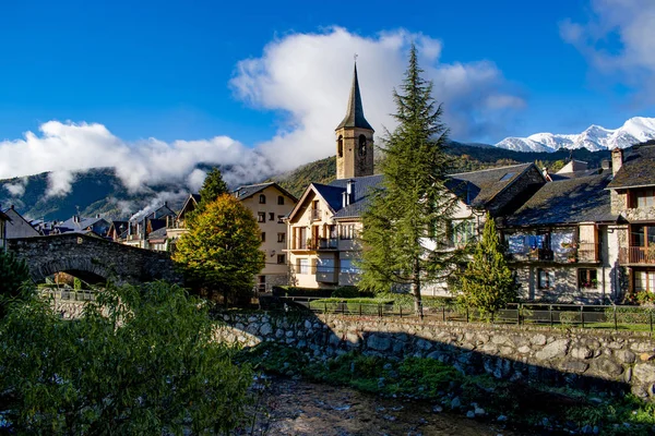 Paisaje Pueblo Del Interior Europa — Foto de Stock