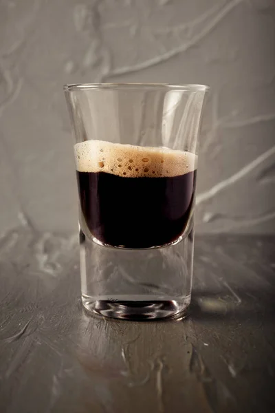 Glas Kaffee Mit All Der Ungesättigten Umgebung Mit Kaffee Als — Stockfoto